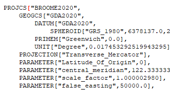 Coordinate System Import via WKT