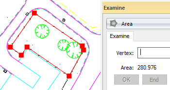 Examine Area by Vertex